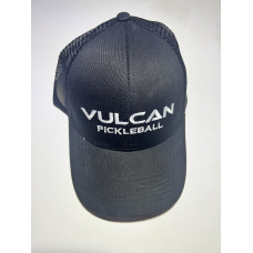 NEW Black Snap Back Vulcan Pickleball Trucker Hat