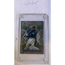 Topps Finest Ken Griffey Refractor 1995 MLB Card 118 with Coating