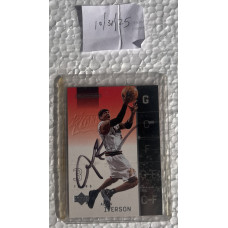 UD Allen Iverson Autographed 2002 NBA Card