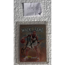 Topps Allen Iverson Autographed 2000 NBA Card