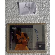 UD Kobe Bryant 2002 Autographed Finite Card