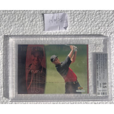 UD Tiger Woods 1999 Motorola Western Open Beckett Graded 10 Card 2848 of 3000 limited edition