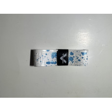 White Blue Vulcan Paddle Candy Max Cool Handle Wrap