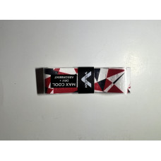 White Black Red Diamond Vulcan Paddle Candy Max Cool Handle Wrap